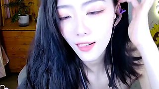 Chinese girl lick ball gag