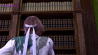 Naughty ASUKA Gets Roughly Punished in the Library by MR. X (Exclusive Sex Anime)