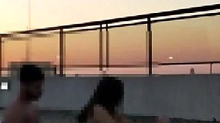 Cumming a Lot in the Pool at Sunset - Accounter Adventures