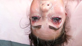 Amateur Bikini Babe in Blue is POV Blowjob Slut