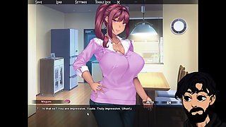 Visual Novel Okusama wa moto Yariman We discover that one of our neighbors is a perverted sub english part 2