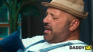 Daddy4k. gf helping him ease the agony