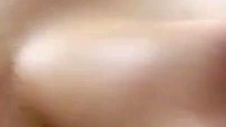Huge Tits Oiled and Self Sucking Part 2