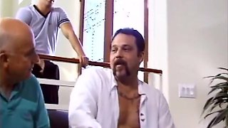 Outstanding Blonde Babe Gets Anally Plowed In A Threeway With Lisa Lake, Brandon Iron And Dave Cummings