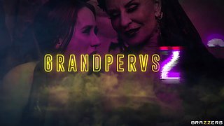 Grandpervs 2 With Rita Daniels, Jackie Hoff, Chong Dong - Brazzers