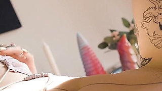 Tattoo Lesbians Anal Extreme - Anuskatzz Squirt All Over Eden Ivy - Toys, Gapes, ATM