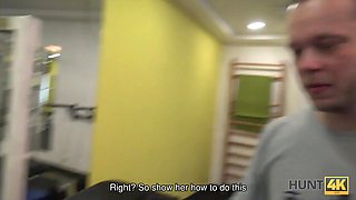 HUNT4K. Buddy earns a lot of cash by selling GF's tight