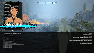 Skyrim B and L Mod - Going Out and Fucking a Hot Goth Vampire and Having an Orgy