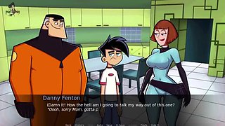 Danny Phantom MILF Maddie Hugs Big Boobs & Thicc Thighs - Amity Park Part 33