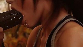Madruga3d Lara and Her Favorite Trainer: Intense Hardcore Sex with a Massive Black Cock, Gaping Sweet Ass, and Cum