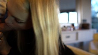 Blonde teen Sierras first erotic masturbation video