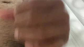 Tgirl Pissing Stroking Big Cock Cumshot