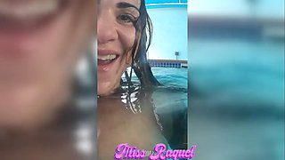 Raquel Sucks and Fucks Underwater in Pool