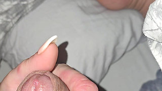 Step mom allergic reaction of step son dick while handjob his dick