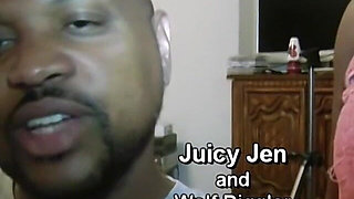 Juicy Jen and Wolf Diggler Shoot a Home Made Porno
