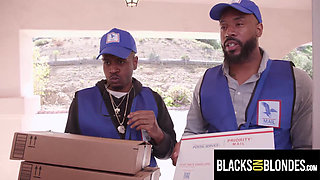 Big Tit MILF SOPHIA LOCKE Double Teamed By Big Dick Delivery Drivers - BlacksOnBlondes