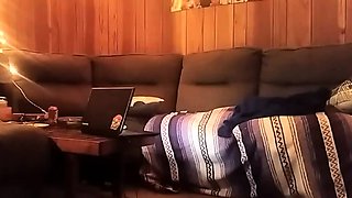 watching stepmom cum on the couch