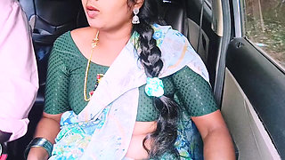 Desi car sex. Beautiful housewife cheating husband fucking for long drive with husbend's brother. Telugu dirty talks.