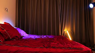 Blonde tight pussy babe solo toy fun in glamour masturbation