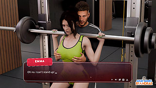 Ep2: Flirty Emma in the Gym - Sex Coach: Hot Yoga