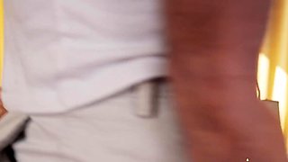 Small titted babe gives awesome blowjob