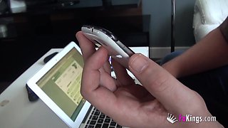 Cuban assistant offers full service. Cuban Lisa Black pleases Jordi the Shaft Boy at FAKings