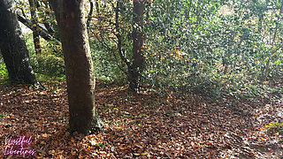 Peeking on Teacher Having a Pee in the Woods