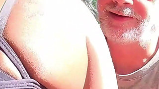 Stepdad Find Me Doing Yoga Outside and Cant Resist My Sweet Young Pussy
