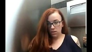 Alt Girl Lily O'riley Masturbation in Airport Bathroom