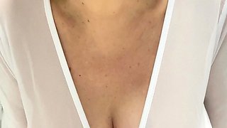 Big boobs milf masturbates with her dildo