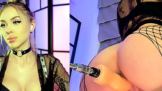Blonde Dual Cam View by Her Fuck Machine