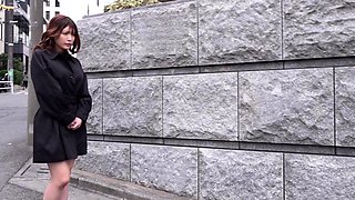 Busty babe in japanese threesome