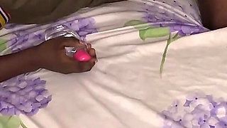 Ebony Babe Oiled and Pussyfucked Hardcore by Amateur BBC