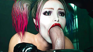 Harley Quinn and Batman Blowjob Operation ( XXX Cartoon )