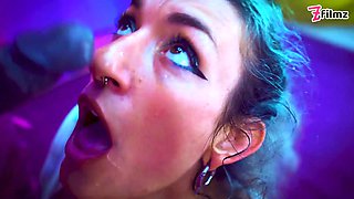 Squirt Games: 100% ANAL for skinny tattoo babe - balls deep, ATM, facial, swallow