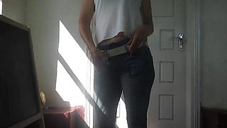 Jerk off, fucking masturbator, on my pissed off pants