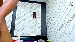 Blowjob with Toys: Dildo and Cock in Her Throat