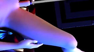 Hot sexy beauty is drilled by sex machine