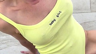 Blonde amateur milf does anal on pov camera 11