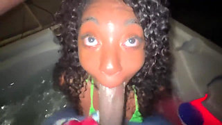 Hot Tub Time Machine in My Tight Asshole Omg Daddy Its in My Belly