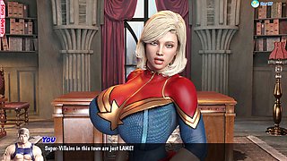 Hot girl with big boobs gets raunchy with alien monster cock in a wild animated adventure