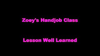 Zoeys Handjob Class