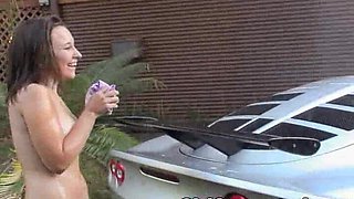 3 Hottie Small Titty Carwash Lotus Ladies!