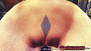 3D Hentai Animation Featuring Blue-Haired Princess - Kissing, Masturbation, and Intense Pussy Fingering POV Along with Licking