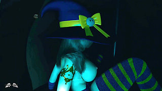 Bellas Halloween Strip - 3D VR Hentai Animation by VirtualHeaven