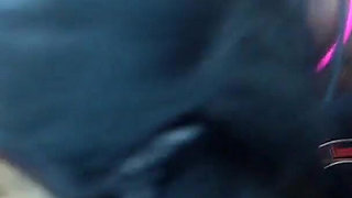 Gorgeous Ebony Babe - Harley Dean - F8 Ferrari Blowjob