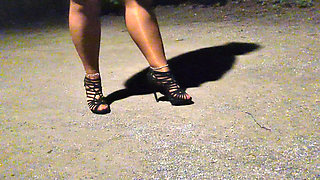 High Heel Nylon Walk