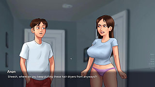 Summertime Saga Gameplay Ep. 2 - Exploring the Town and Meeting New Characters