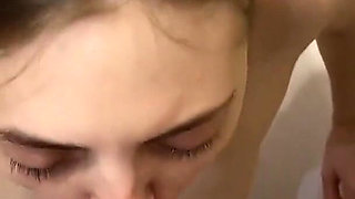 POV Hard Gagging Deep Blowjob.