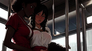 Milky MILFs Take the Bus in New Spicy Toons Hentai!